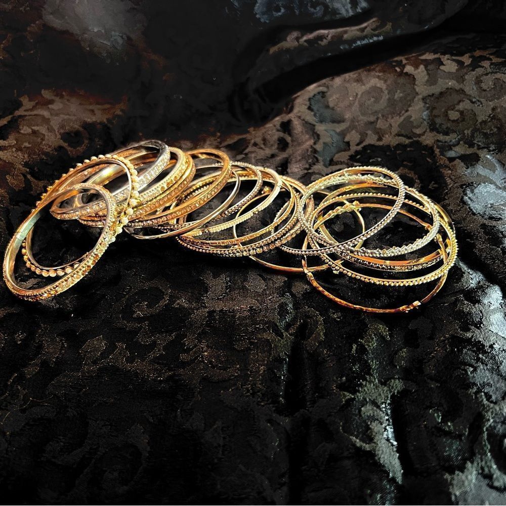 An Armful of Sparkly, Shiny Bangles